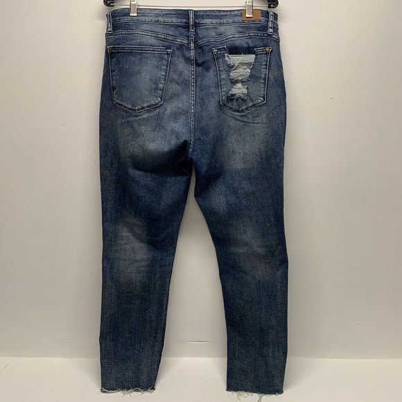 Judy Blue Shelly High Rise Relaxed Fit Denim Blue Jeans Size 15 / 32 - Picture 9 of 14